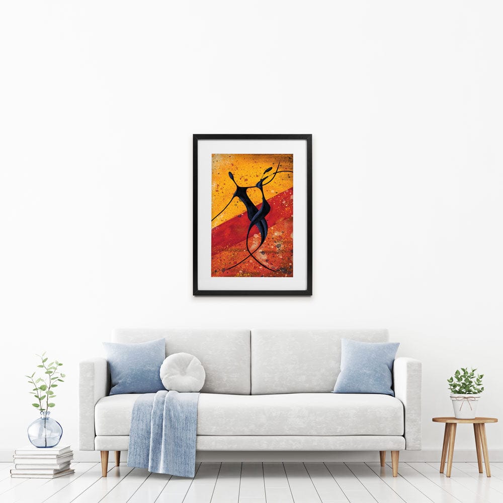 Couples Dance Framed Art Print wall art product Ichpochmak / Shutterstock