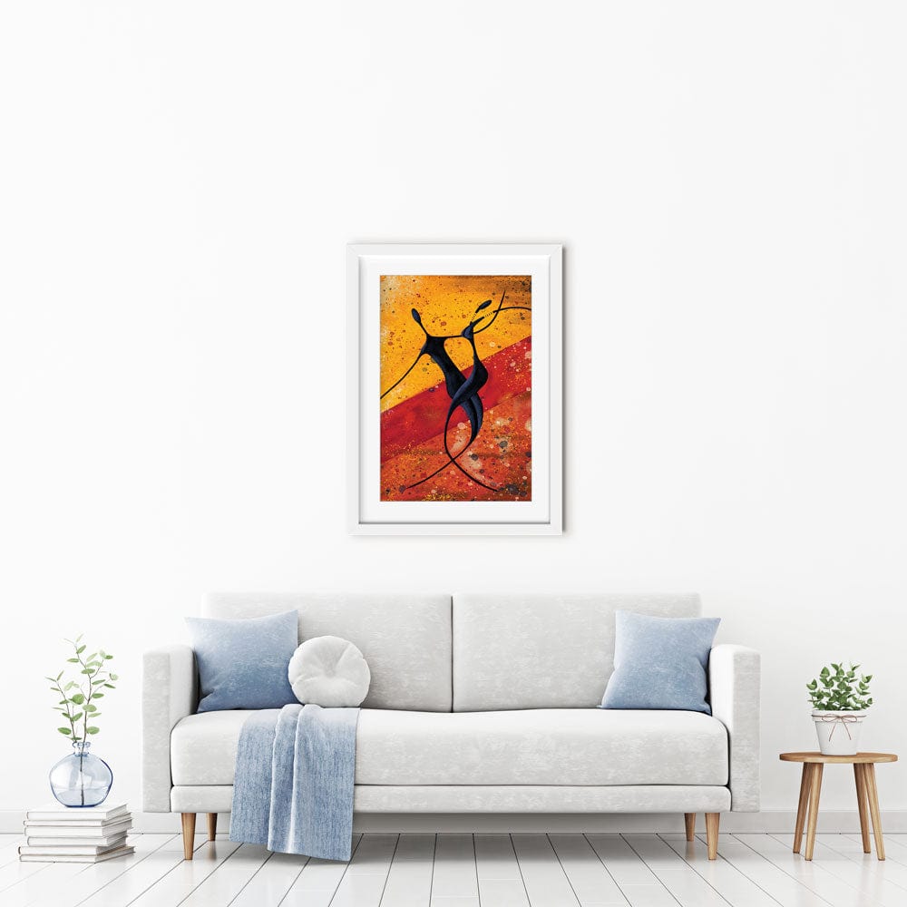 Couples Dance Framed Art Print wall art product Ichpochmak / Shutterstock