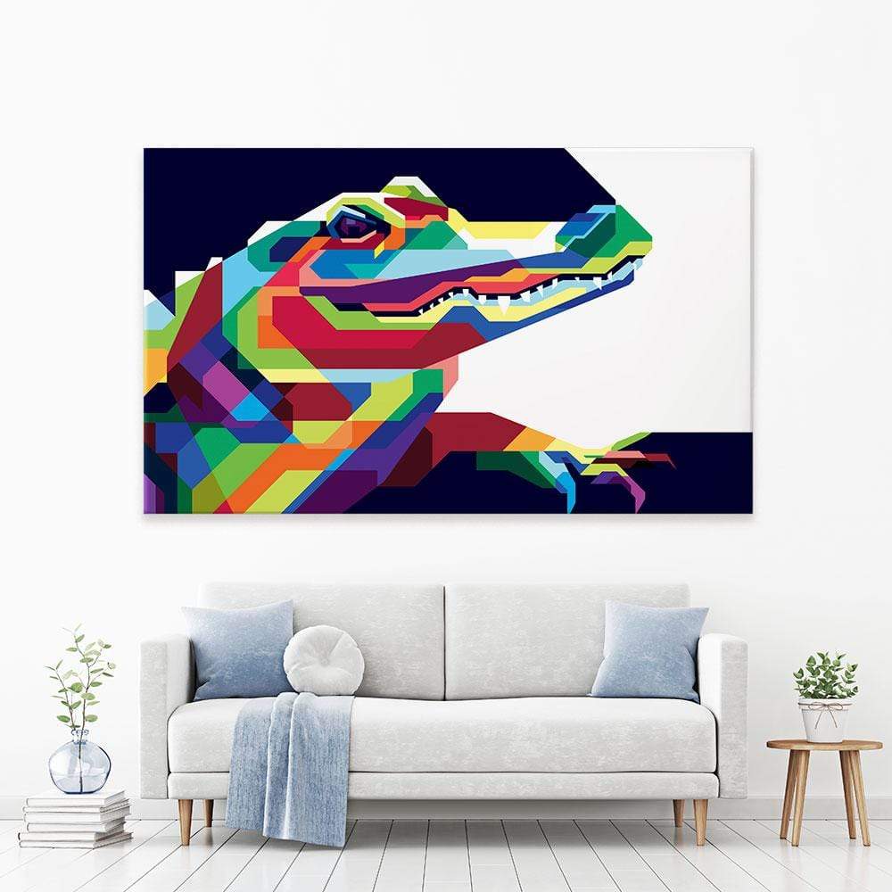 Crocodile Canvas Print wall art product mrasyidkvec / Shutterstock