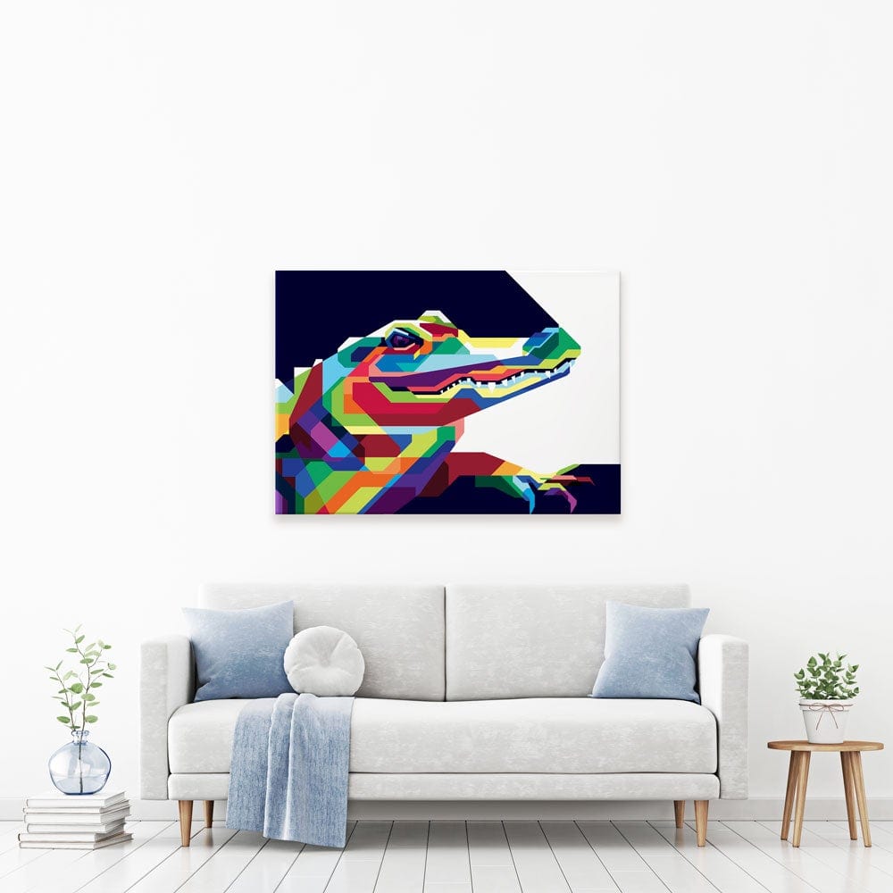 Crocodile Canvas Print wall art product mrasyidkvec / Shutterstock