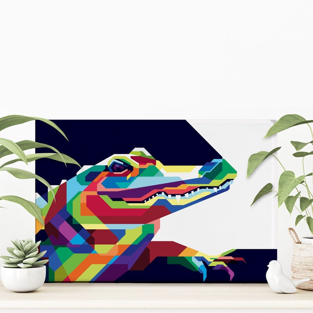 Crocodile Canvas Print wall art product mrasyidkvec / Shutterstock