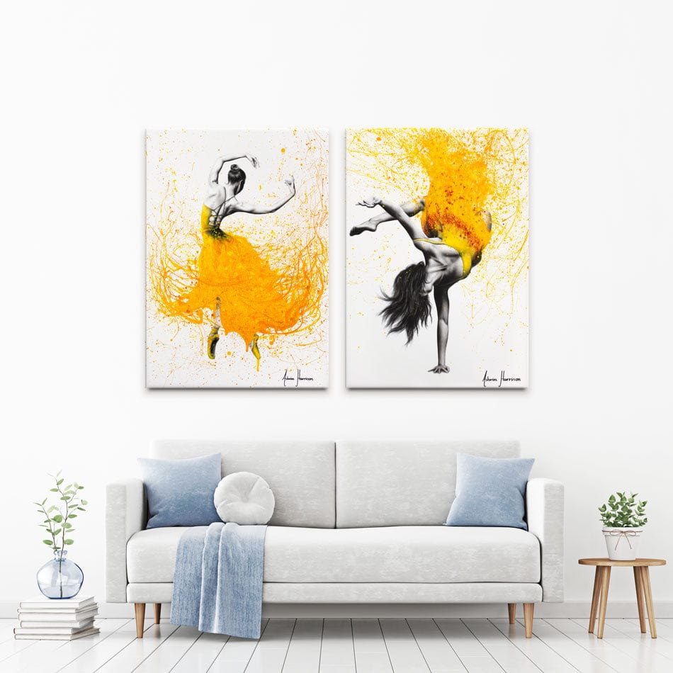 Dancing Duo Canvas Print wall art product Ashvin Harrison