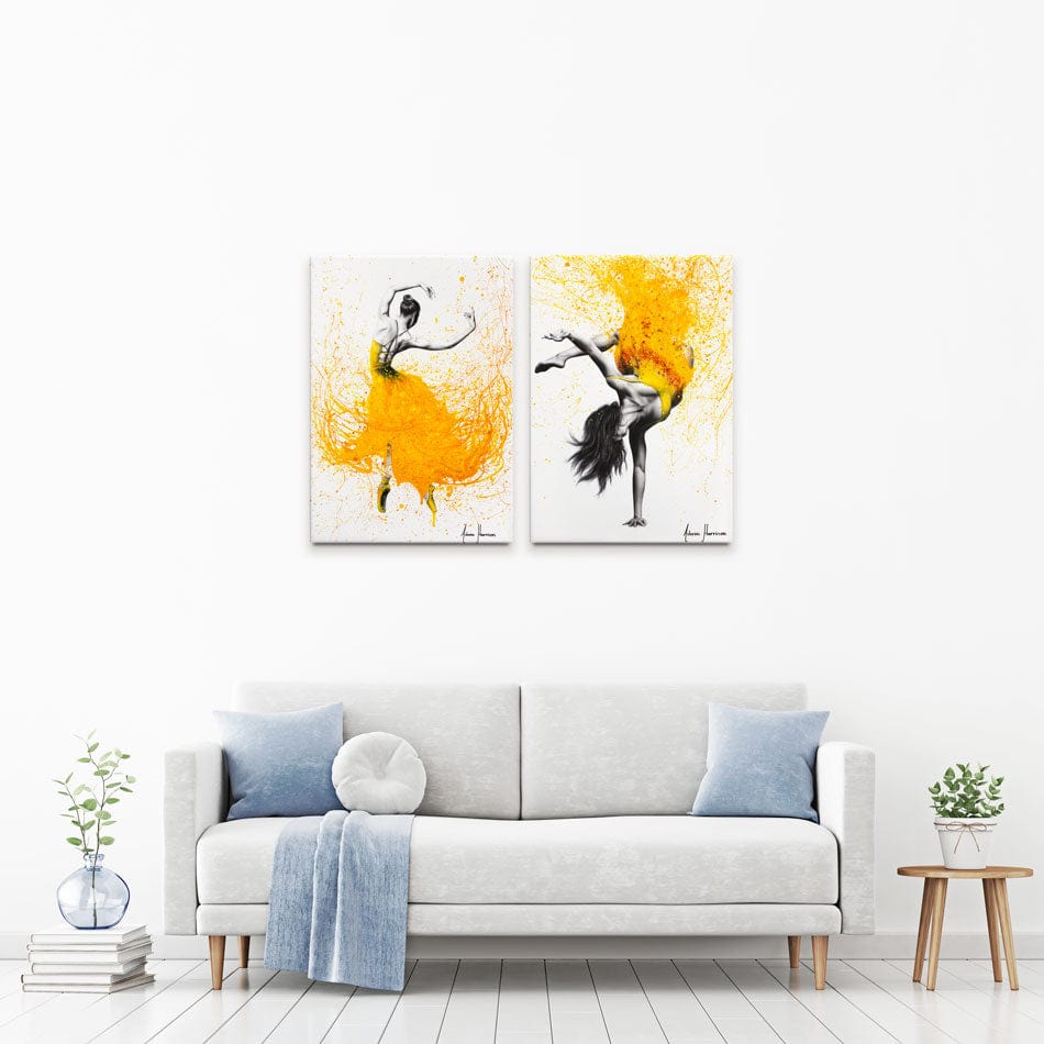 Dancing Duo Canvas Print wall art product Ashvin Harrison