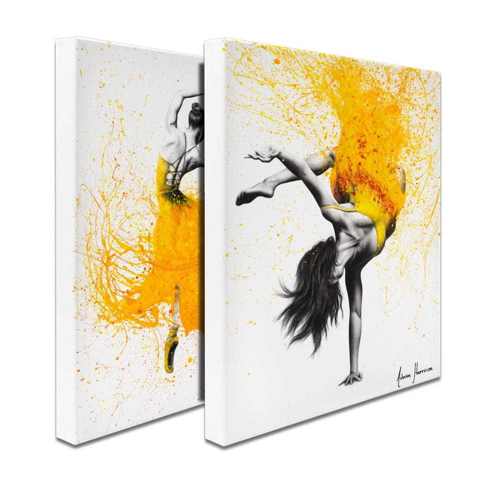 Dancing Duo Canvas Print wall art product Ashvin Harrison