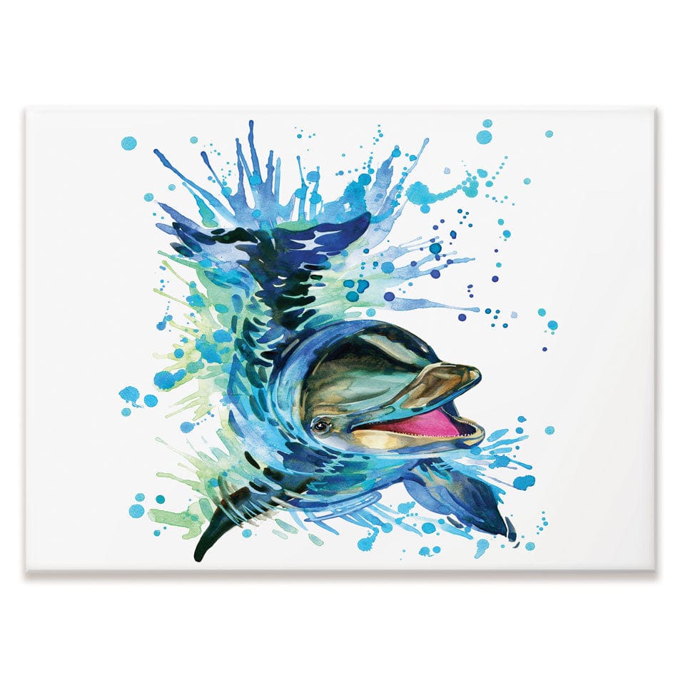 Dolphin Splash Canvas Print wall art product Faenkova Elena / Shutterstock
