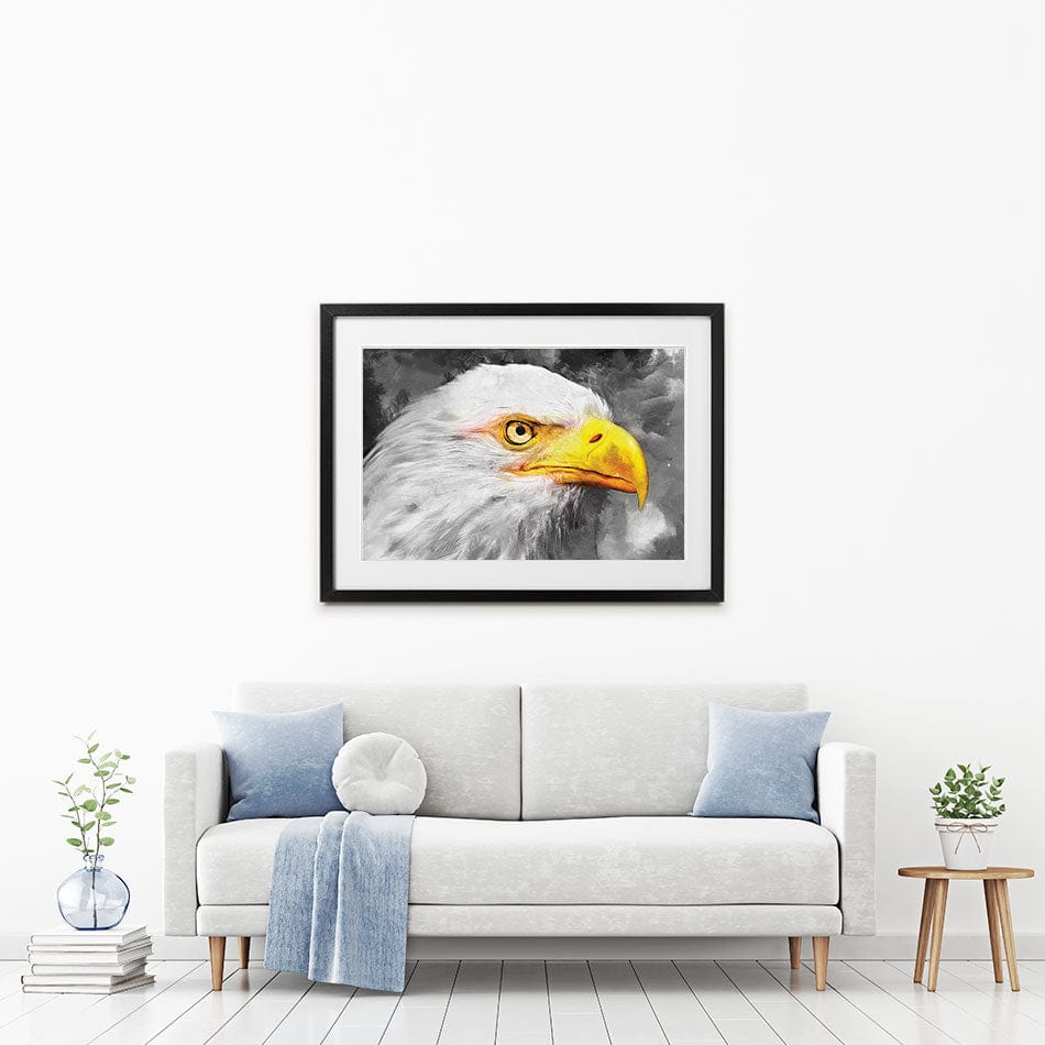 Eagle Eye Framed Art Print wall art product Mohammadreza Zeidabadi / Shutterstock