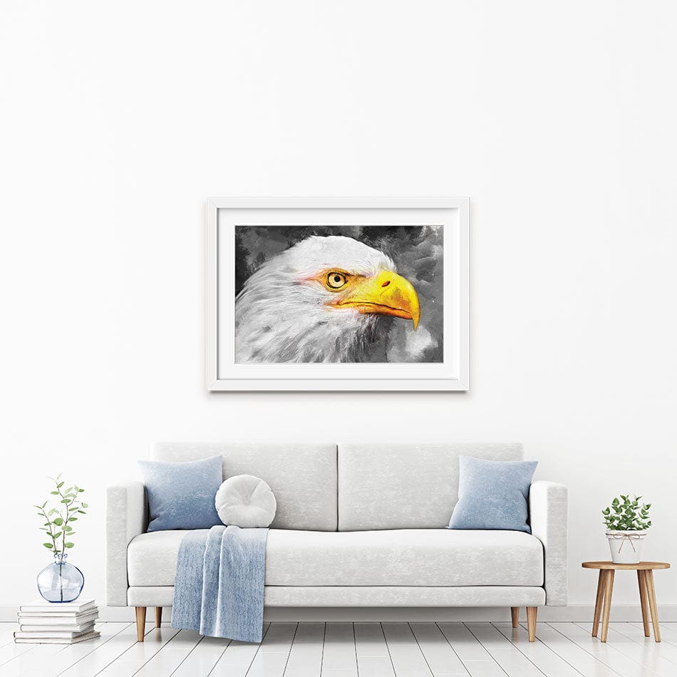 Eagle Eye Framed Art Print wall art product Mohammadreza Zeidabadi / Shutterstock