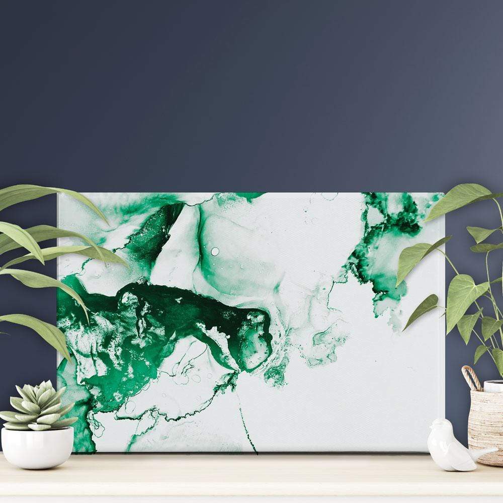 Emerald White Canvas Print wall art product MsMaya / Shutterstock