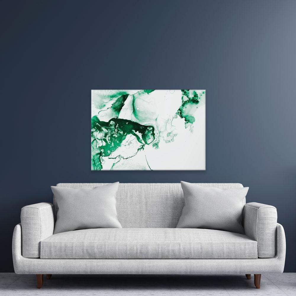 Emerald White Canvas Print wall art product MsMaya / Shutterstock