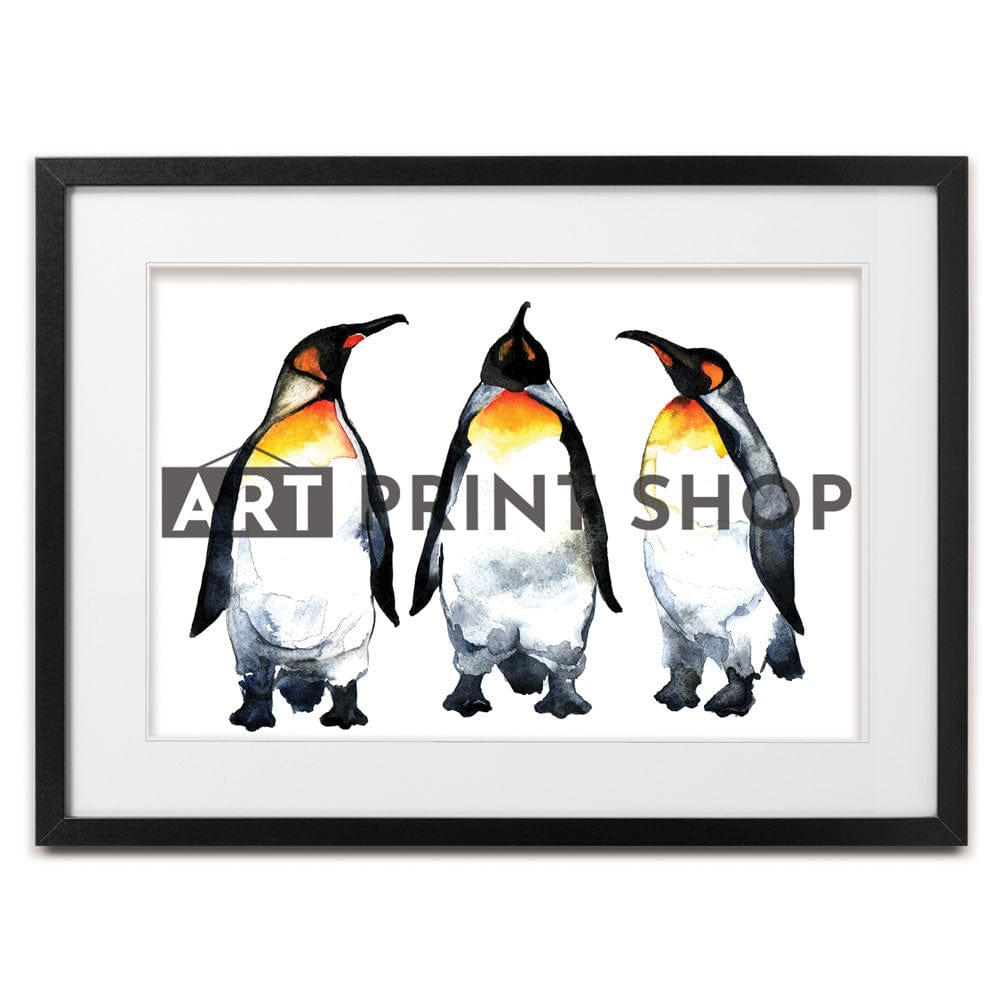 Emperor Penguins Framed Art Print wall art product Kovaleva Galina / Shutterstock