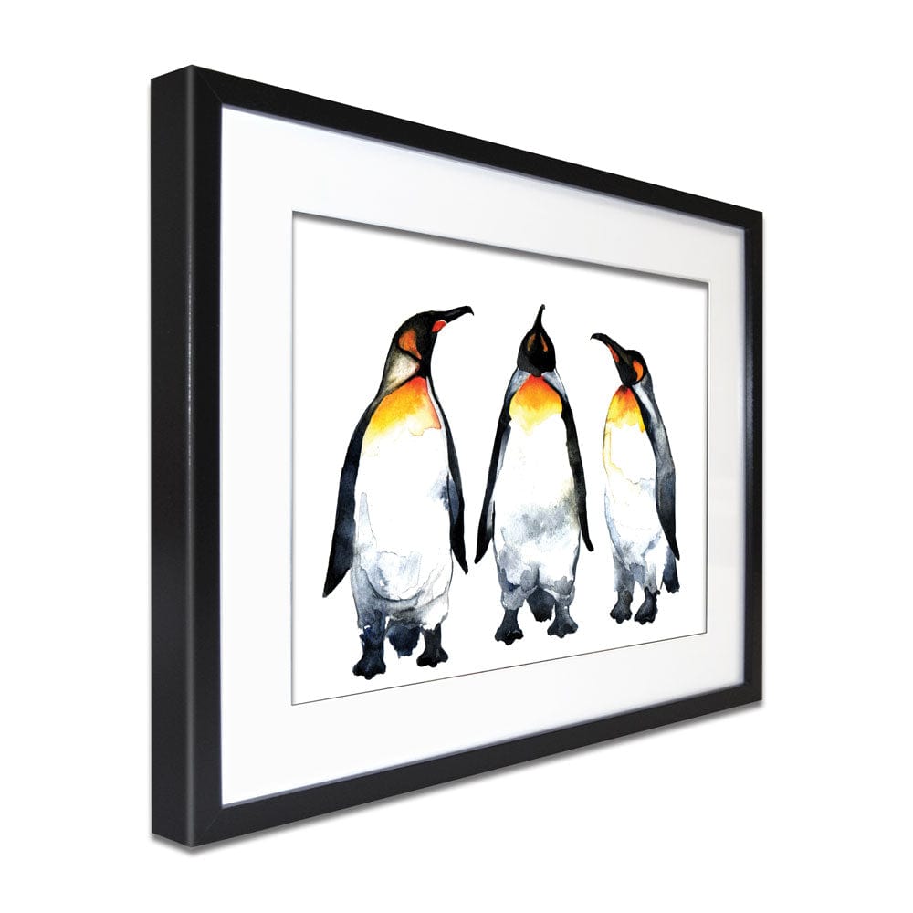 Emperor Penguins Framed Art Print wall art product Kovaleva Galina / Shutterstock