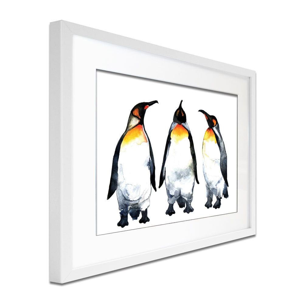 Emperor Penguins Framed Art Print wall art product Kovaleva Galina / Shutterstock