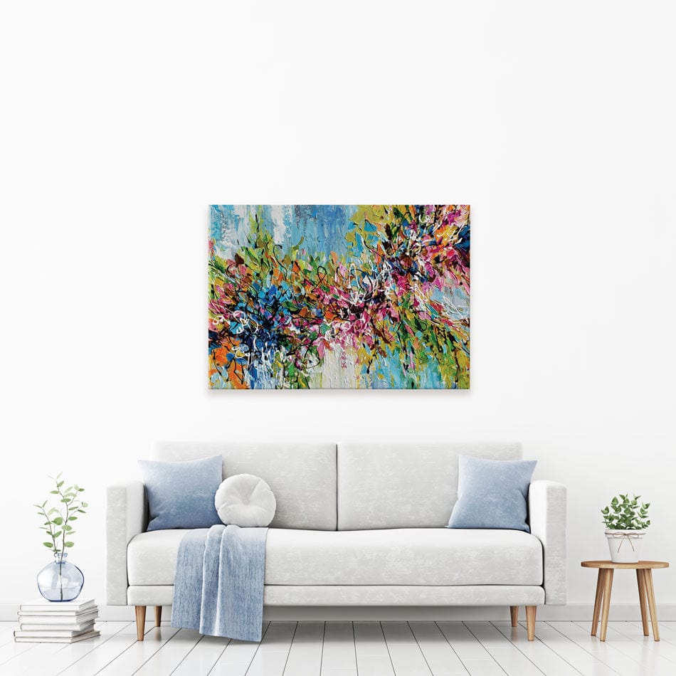 Fall Flowers Canvas Print wall art product Olga Tkachyk