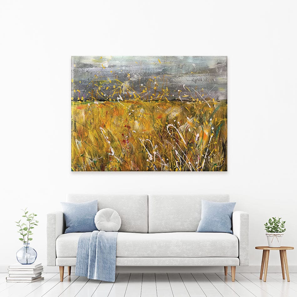 Fields Of Gold Canvas Print wall art product Jane Brookshaw
