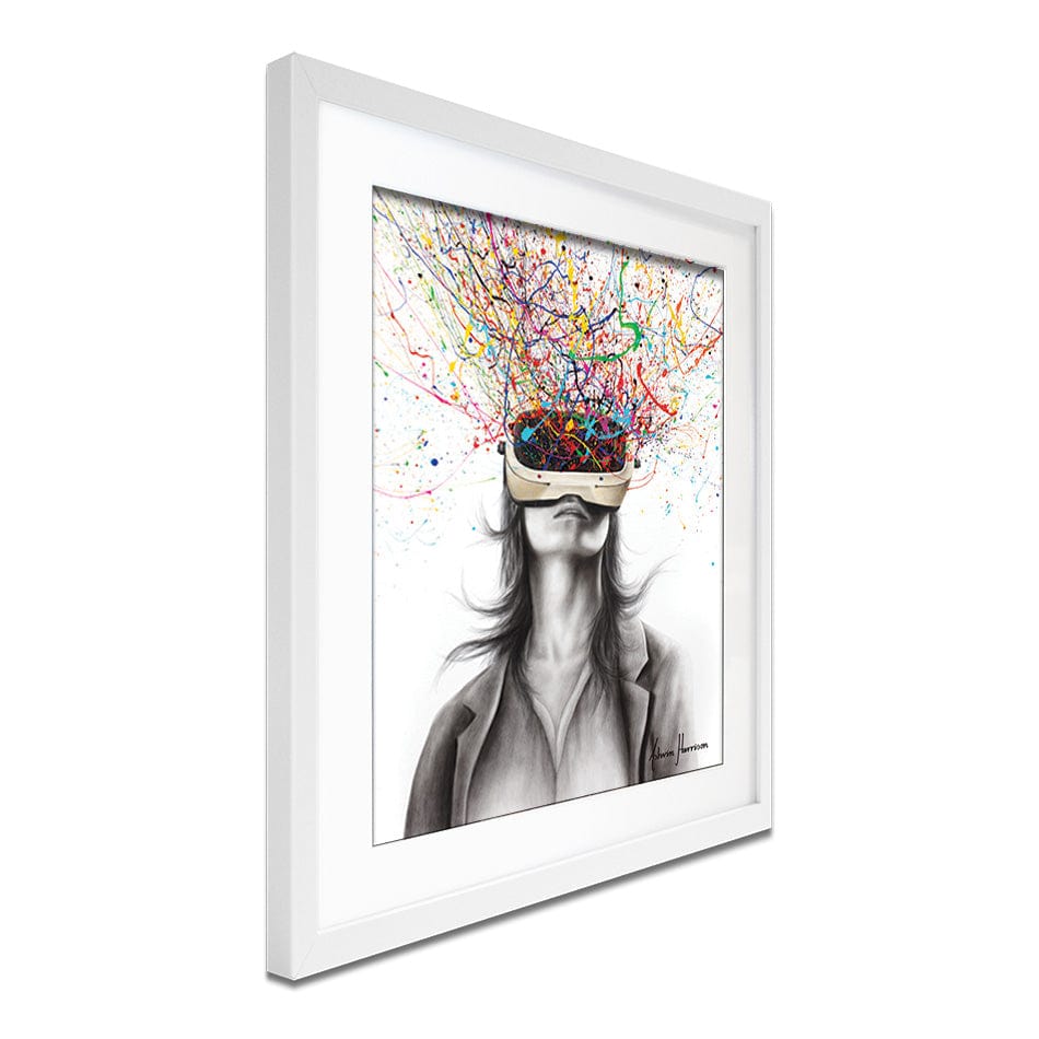Filtered Reality Framed Art Print wall art product Ashvin Harrison