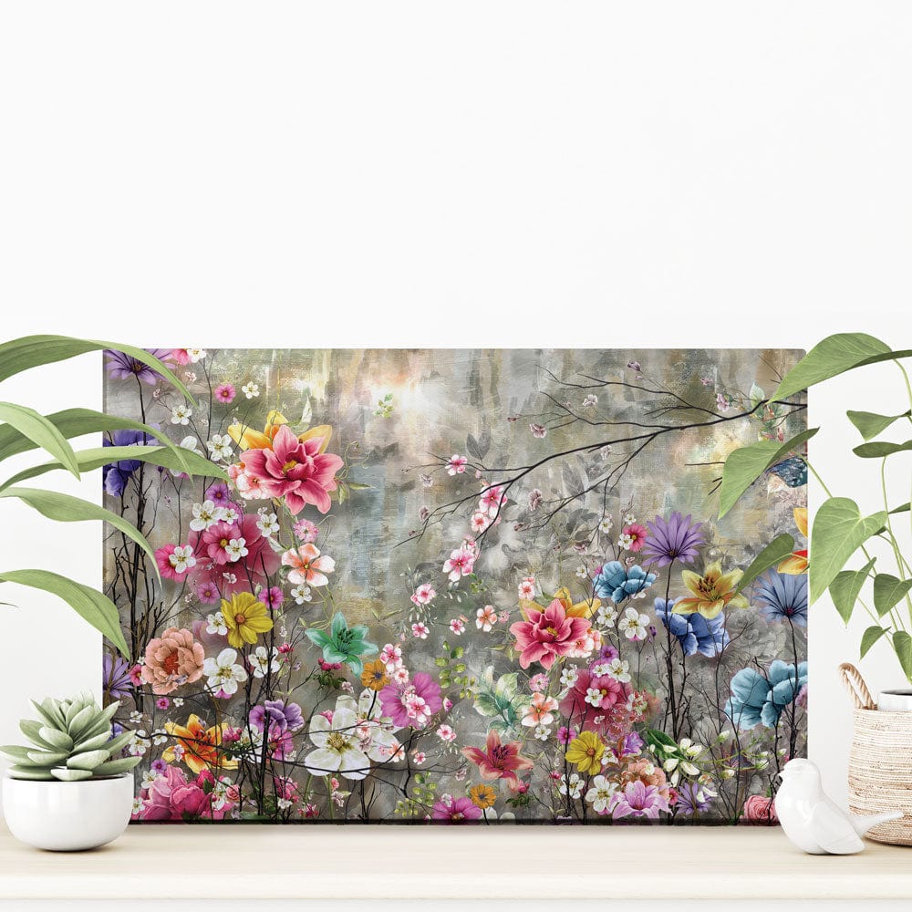 Flowers Everywhere Canvas Print wall art product Pawaris Pattano09 / Shutterstock