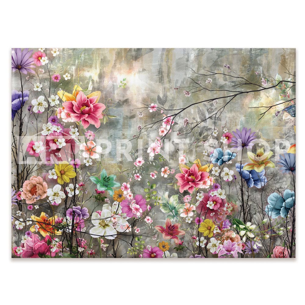 Flowers Everywhere Canvas Print wall art product Pawaris Pattano09 / Shutterstock