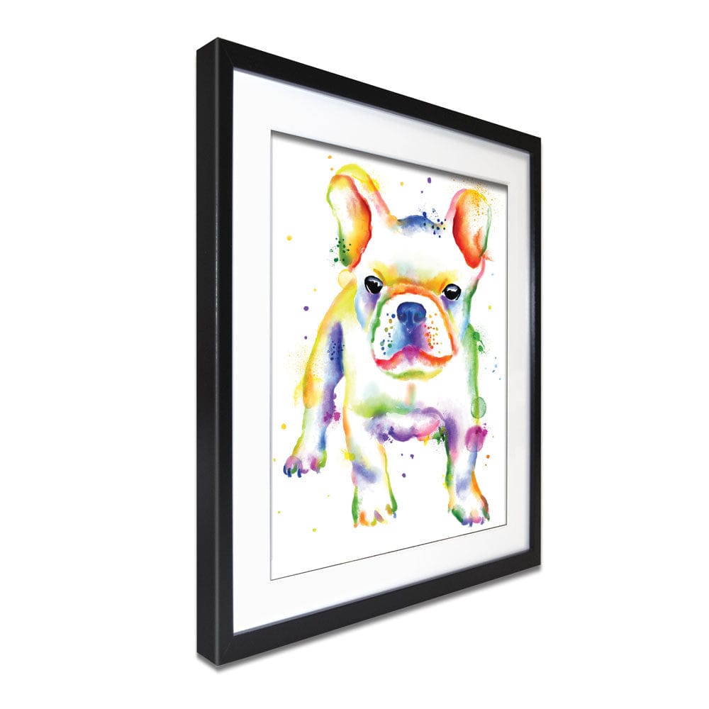 French Bulldog Rainbow Style Framed Art Print wall art product AnSuArt / Shutterstock