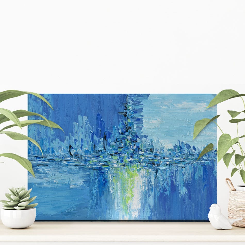 Frozen City Canvas Print wall art product Olga Tkachyk