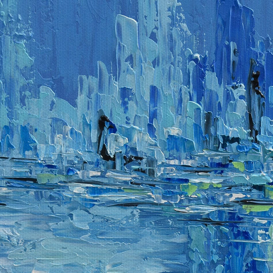 Frozen City Canvas Print wall art product Olga Tkachyk