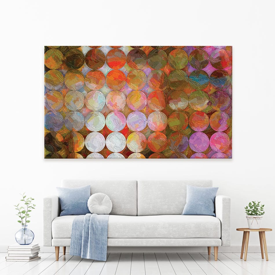 Geometric Drops Canvas Print wall art product allart / Shutterstock
