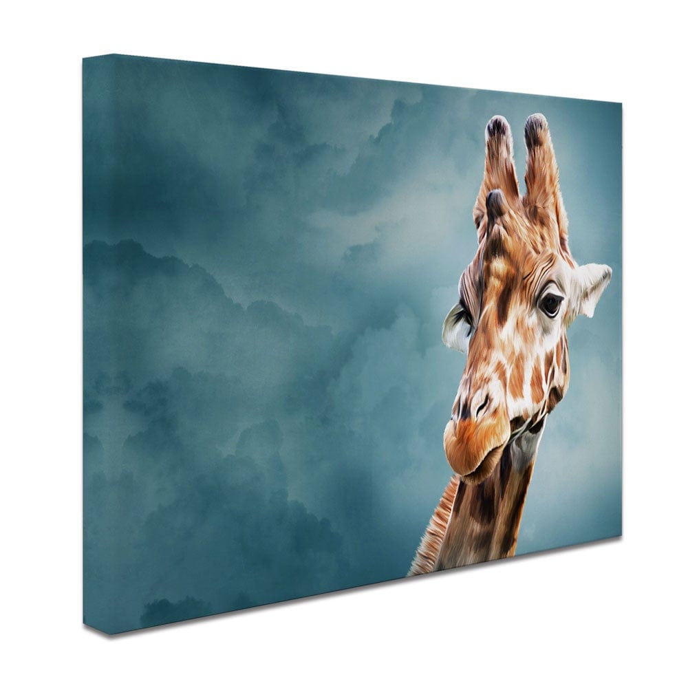 Giraffe In The Clouds Canvas Print wall art product dezy / Shutterstock