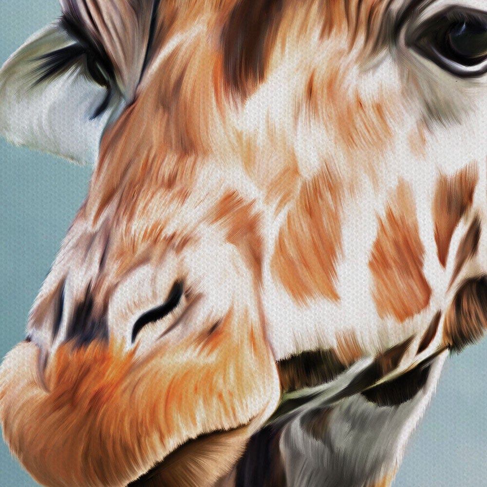 Giraffe In The Clouds Canvas Print wall art product dezy / Shutterstock