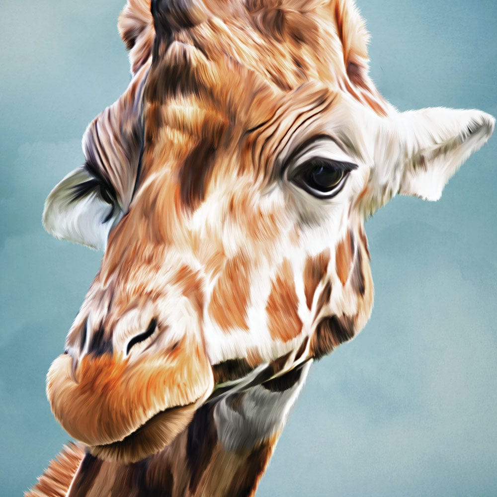 Giraffe In The Clouds Framed Art Print wall art product lisima / Shutterstock