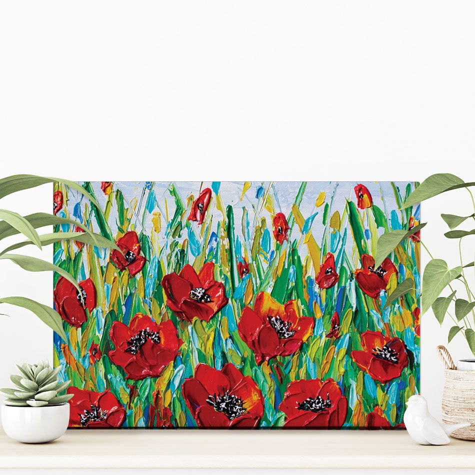Glorious Poppies Canvas Print wall art product Olga Tkachyk