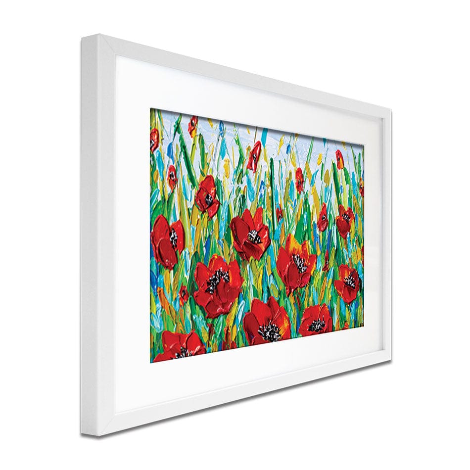 Glorious Poppies Framed Art Print wall art product Olga Tkachyk