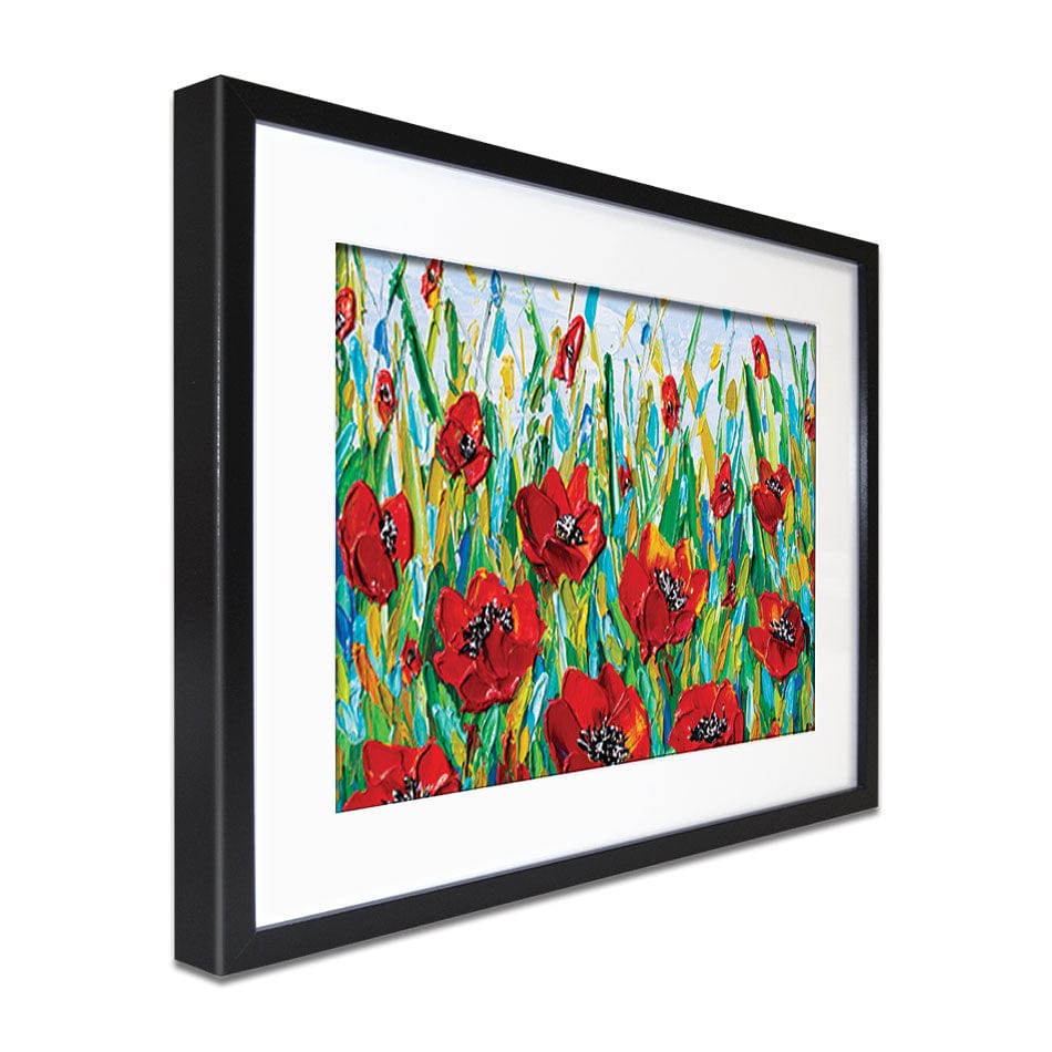 Glorious Poppies Framed Art Print wall art product Olga Tkachyk