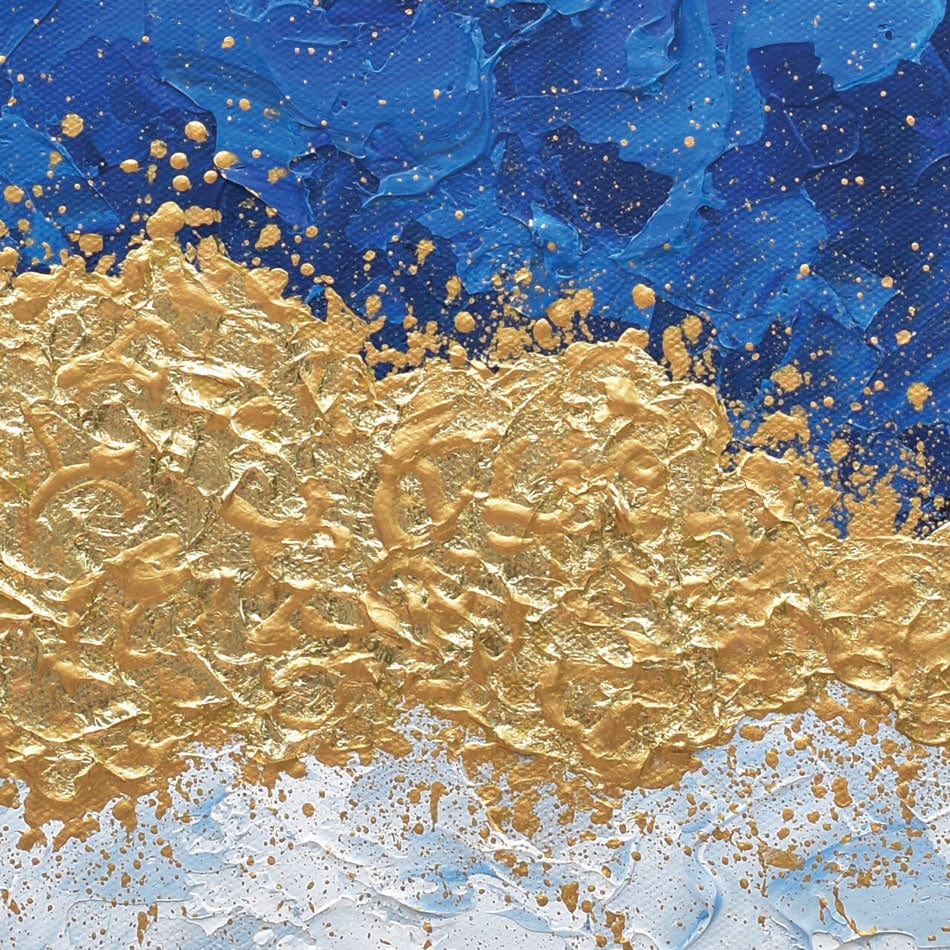 Gold Print Canvas Print wall art product Olga Tkachyk