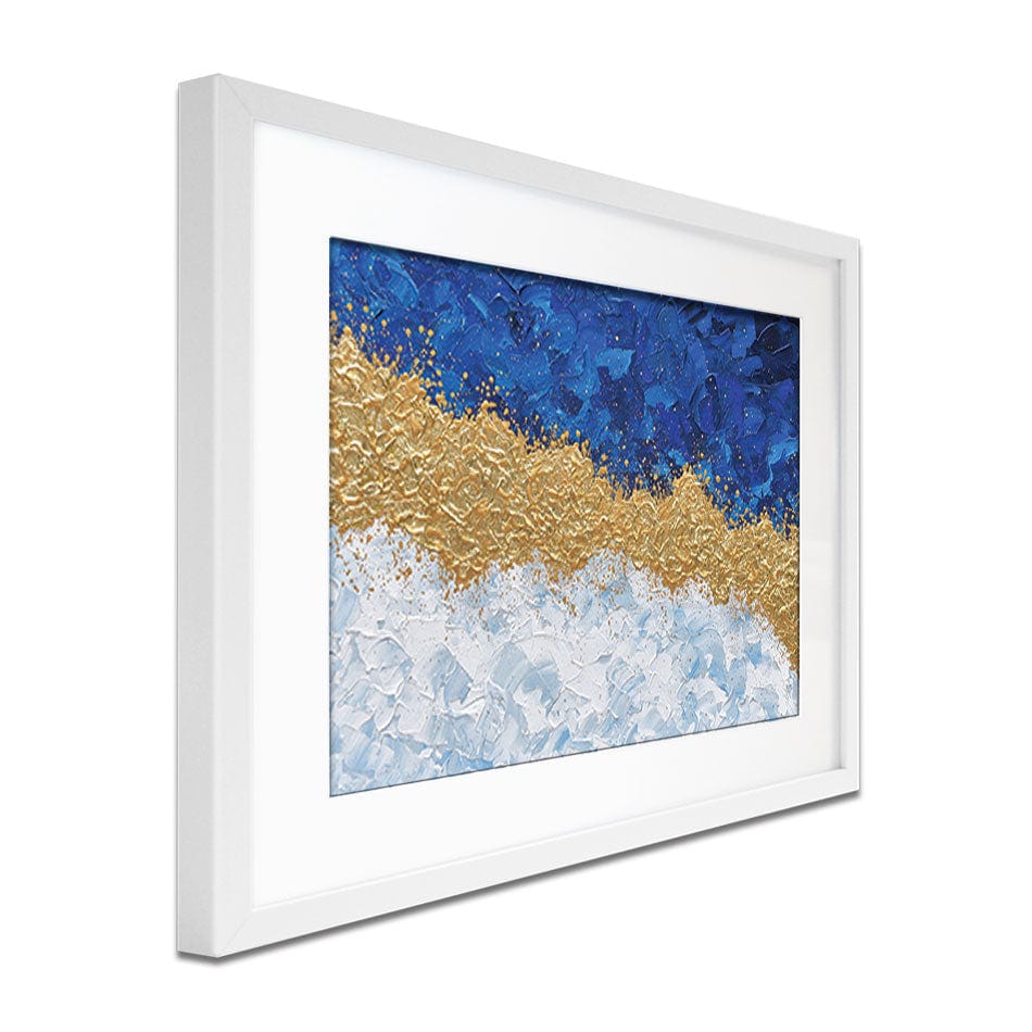 Gold Print Framed Art Print wall art product Olga Tkachyk