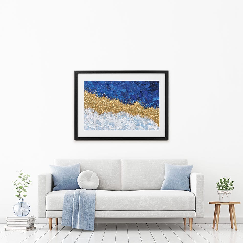 Gold Print Framed Art Print wall art product Olga Tkachyk