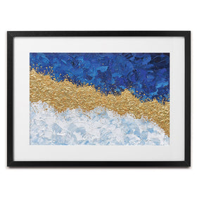 Gold Print Framed Art Print wall art product Olga Tkachyk