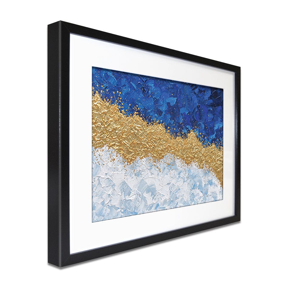 Gold Print Framed Art Print wall art product Olga Tkachyk