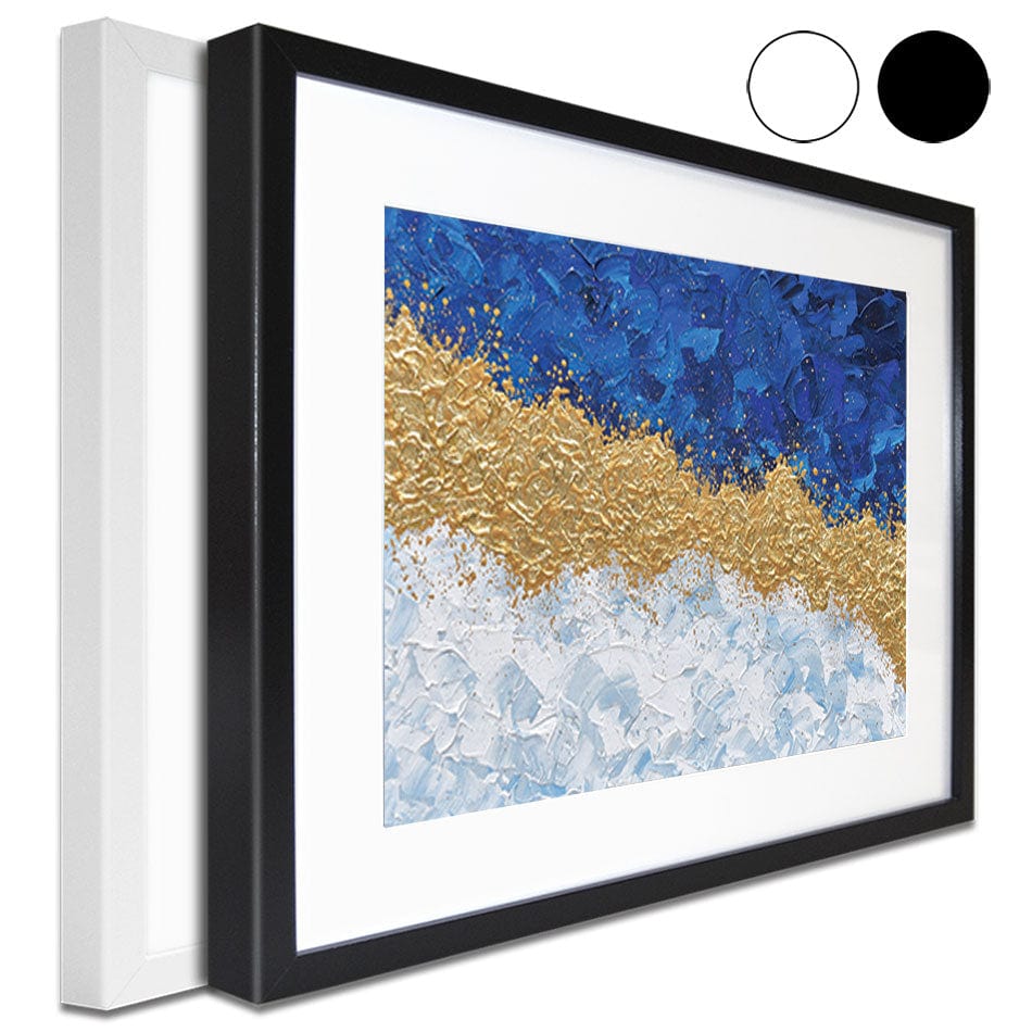Gold Print Framed Art Print wall art product Olga Tkachyk