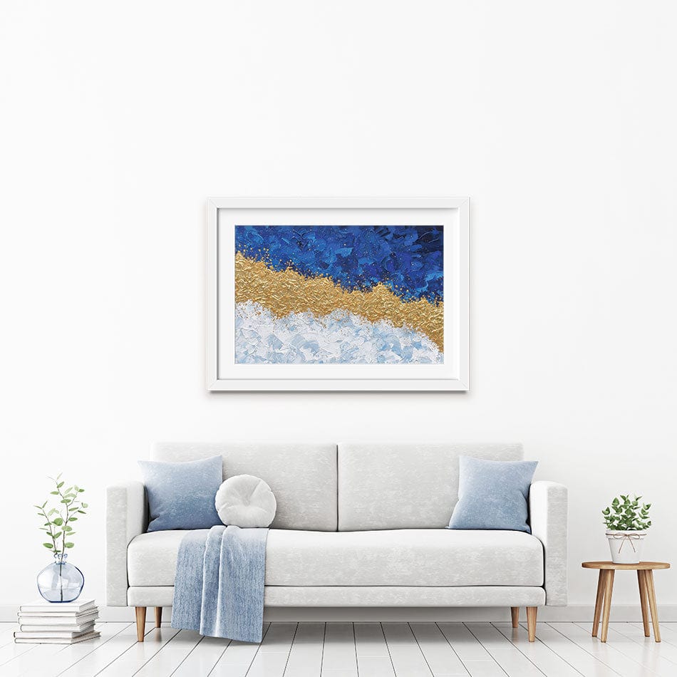 Gold Print Framed Art Print wall art product Olga Tkachyk