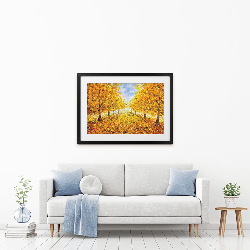 Golden Autumn Framed Art Print wall art product Valery Rybakow / Shutterstock