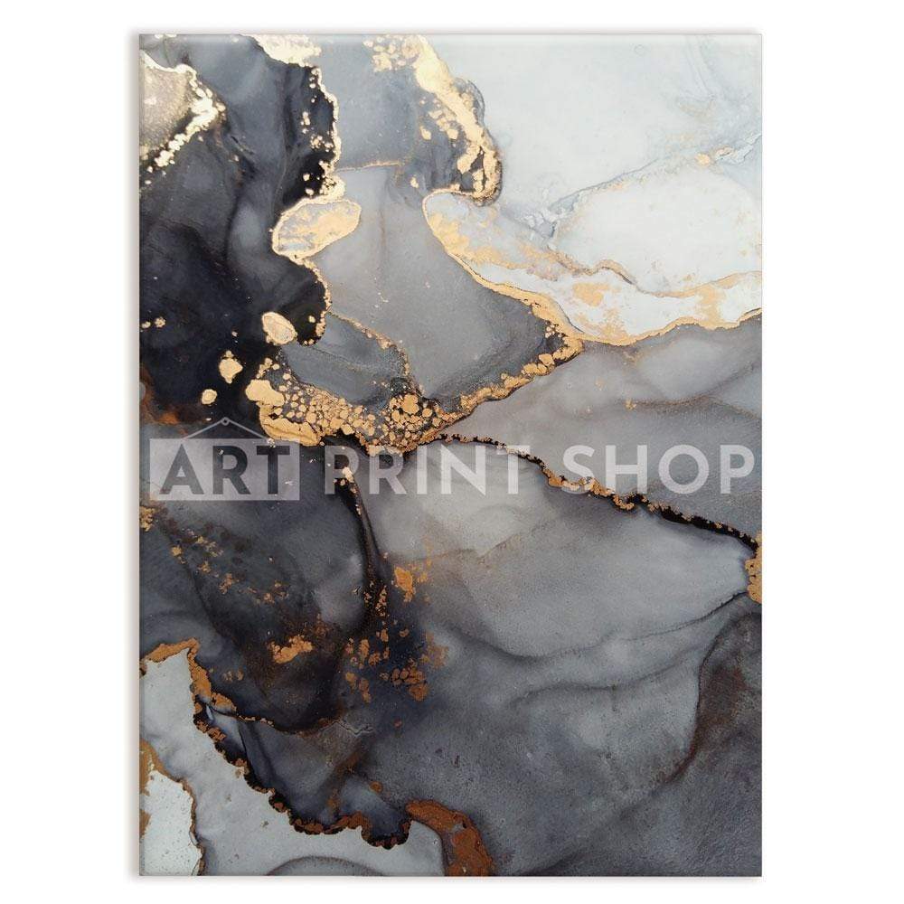 Grey Marble Tones Canvas Print wall art product coldsun777 / Shutterstock