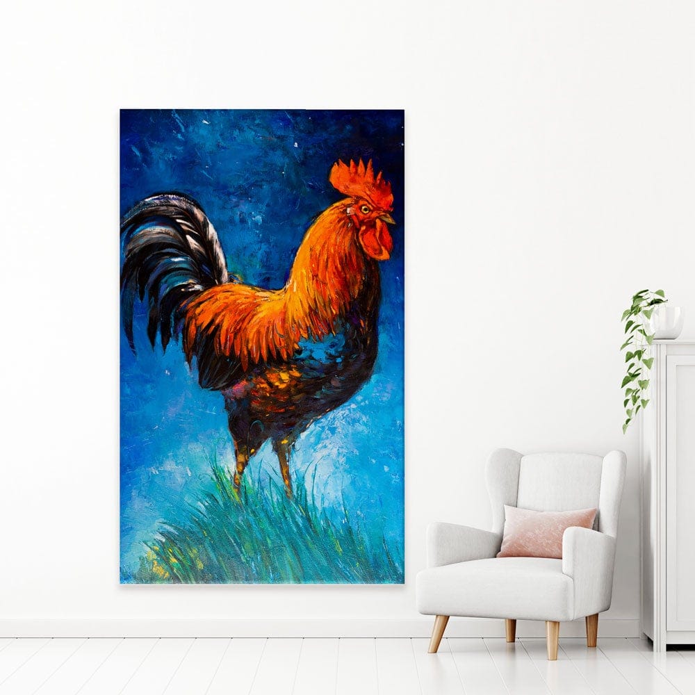 Handsome Rooster Canvas Print wall art product Ivailo Nikolov / Shutterstock