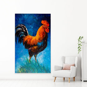 Handsome Rooster Canvas Print wall art product Ivailo Nikolov / Shutterstock