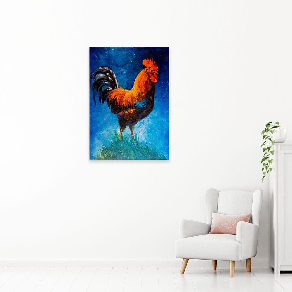 Handsome Rooster Canvas Print wall art product Ivailo Nikolov / Shutterstock