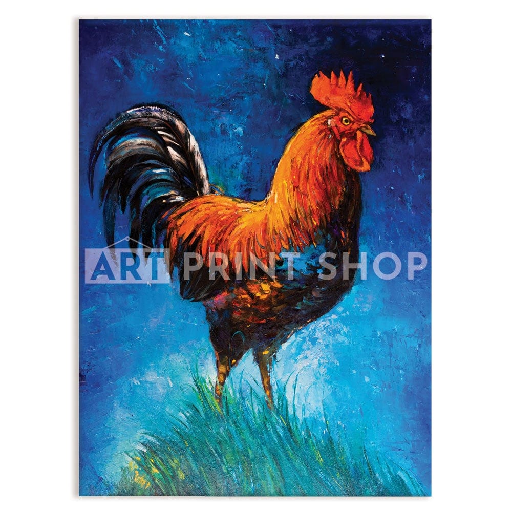 Handsome Rooster Canvas Print wall art product Ivailo Nikolov / Shutterstock