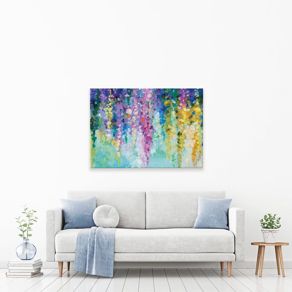 Hanging Ivy Flowers Canvas Print wall art product pluie_r / Shutterstock