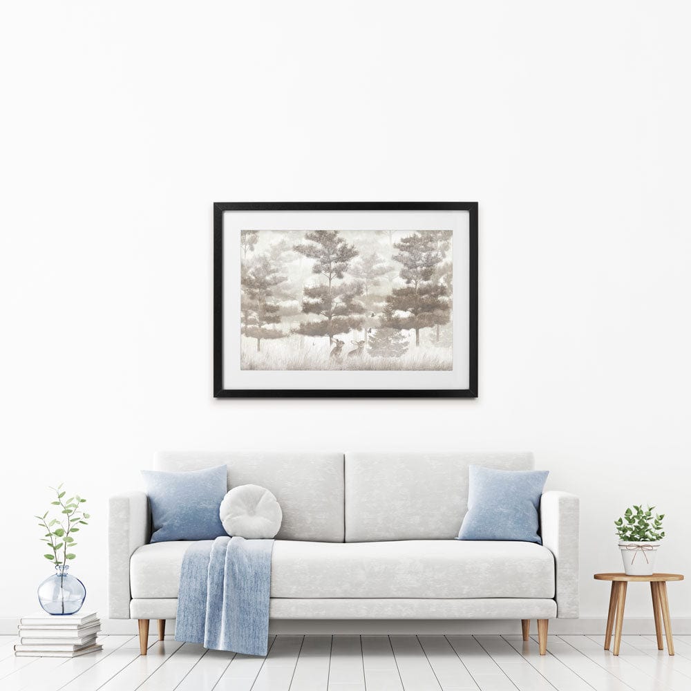 Hares Exploring Framed Art Print wall art product fotooboi_kld / Shutterstock