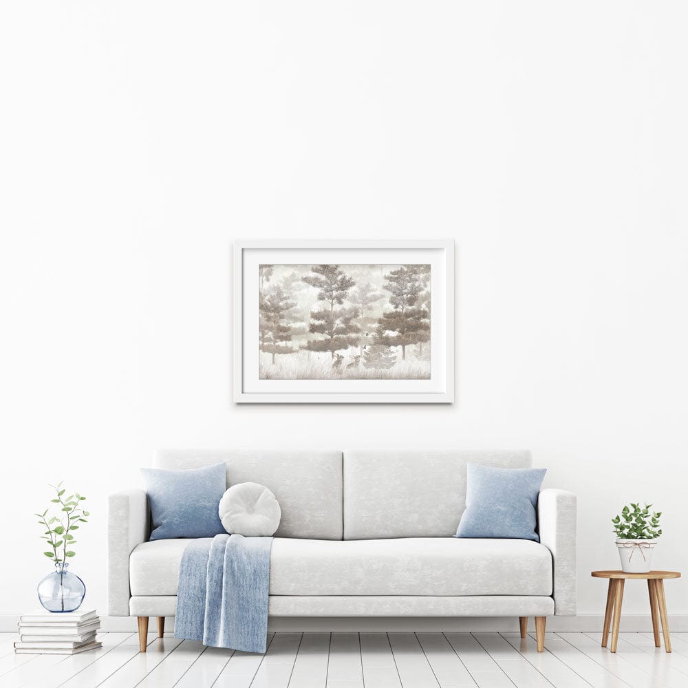 Hares Exploring Framed Art Print wall art product fotooboi_kld / Shutterstock