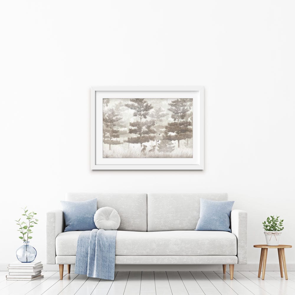 Hares Exploring Framed Art Print wall art product fotooboi_kld / Shutterstock