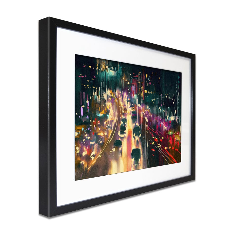 Headlights Framed Art Print wall art product Tithi Luadthong / Shutterstock