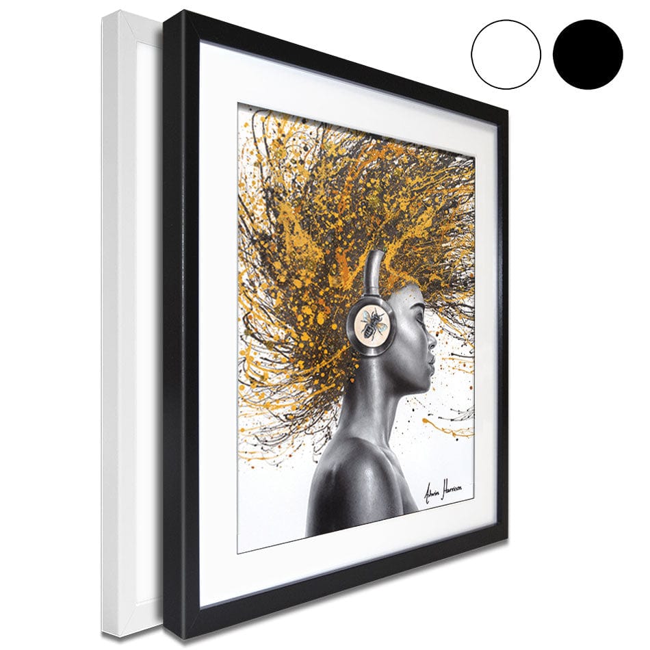 Honey Melody Framed Art Print wall art product Ashvin Harrison